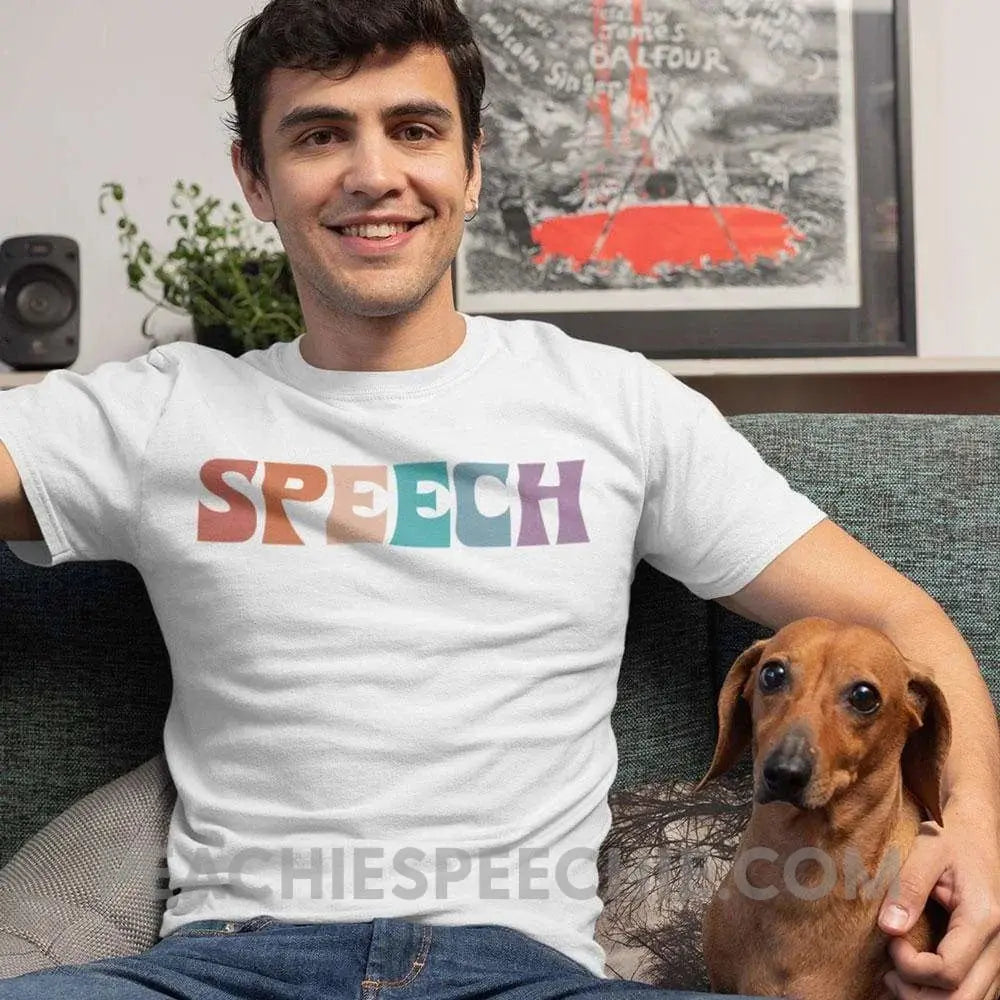 Colorful Speech Classic Tee - T-Shirt peachiespeechie.com