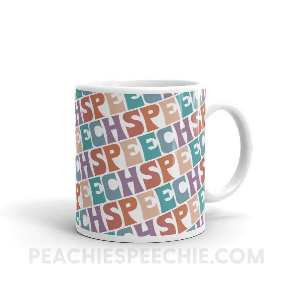 Colorful Speech Coffee Mug - 11oz - Mugs peachiespeechie.com