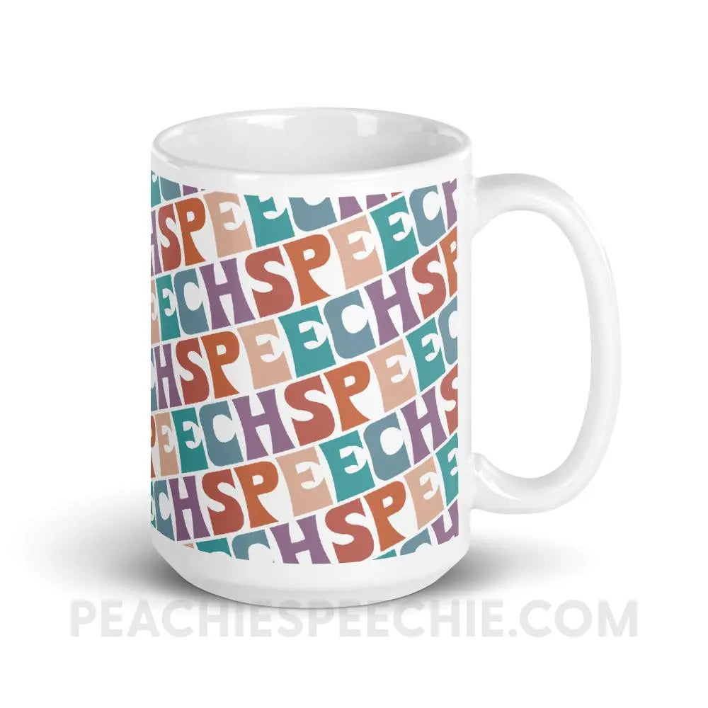 Colorful Speech Coffee Mug - 15oz - Mugs peachiespeechie.com