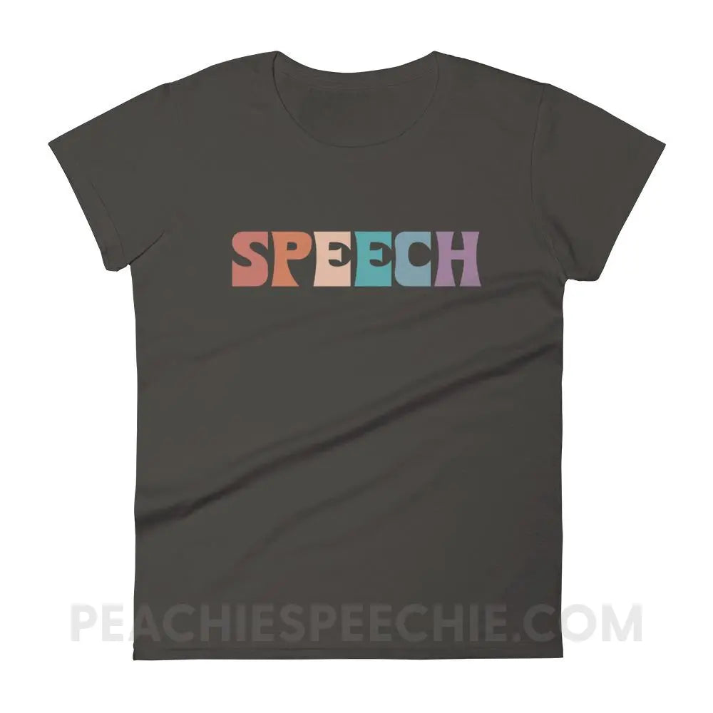 Colorful Speech Women’s Trendy Tee - T-Shirts & Tops peachiespeechie.com