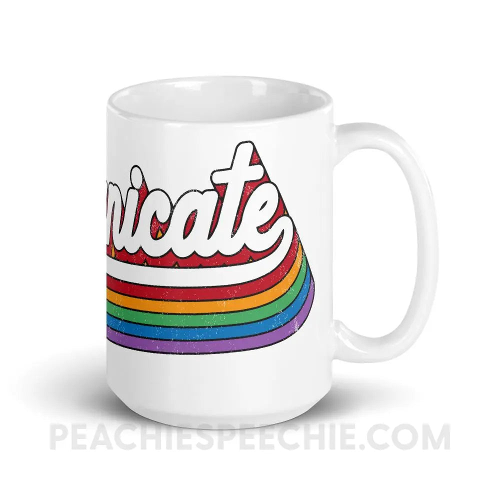 Communicate Coffee Mug - 15oz - Mugs peachiespeechie.com