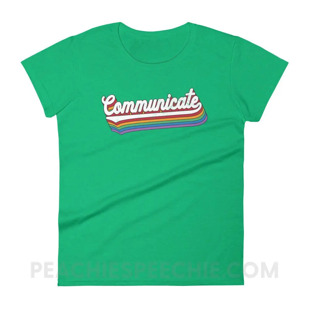 Communicate Women’s Trendy Tee - T-Shirts & Tops peachiespeechie.com