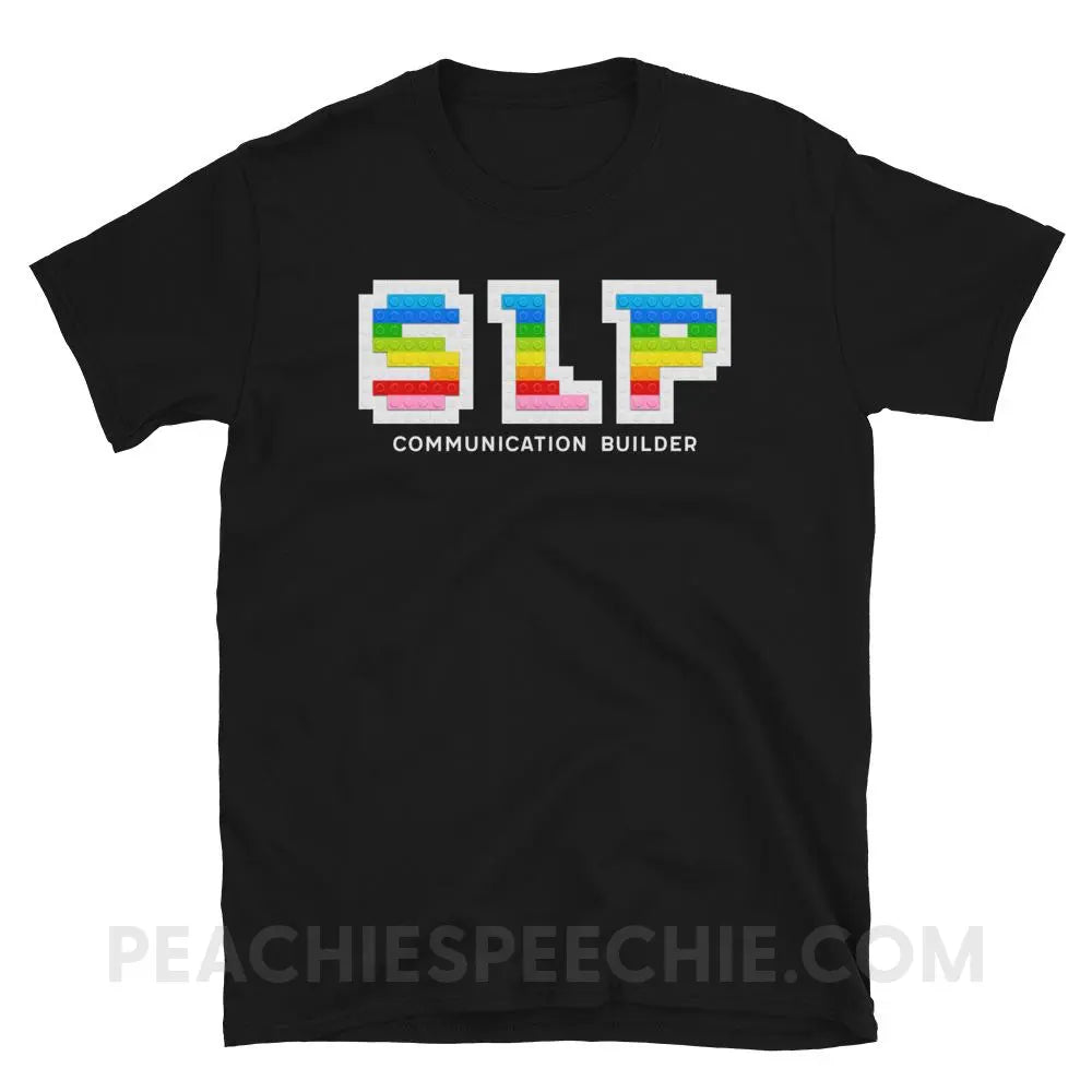 Communication Builder Classic Tee - Black / S - T-Shirts & Tops peachiespeechie.com