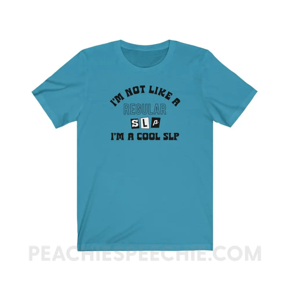 I’m A Cool SLP Premium Soft Tee - Aqua / S - T-Shirt peachiespeechie.com