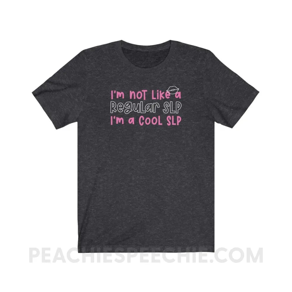 I’m A Cool SLP Premium Soft Tee - Dark Grey Heather / S - T-Shirt peachiespeechie.com
