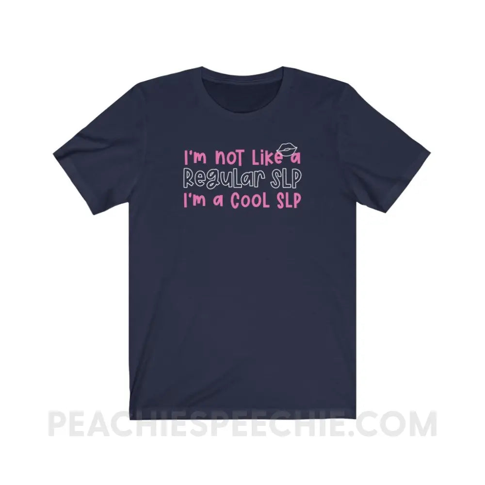 I’m A Cool SLP Premium Soft Tee - Navy / S - T-Shirt peachiespeechie.com