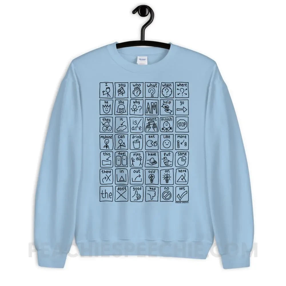Core Board Classic Sweatshirt - Light Blue / S Hoodies & Sweatshirts peachiespeechie.com