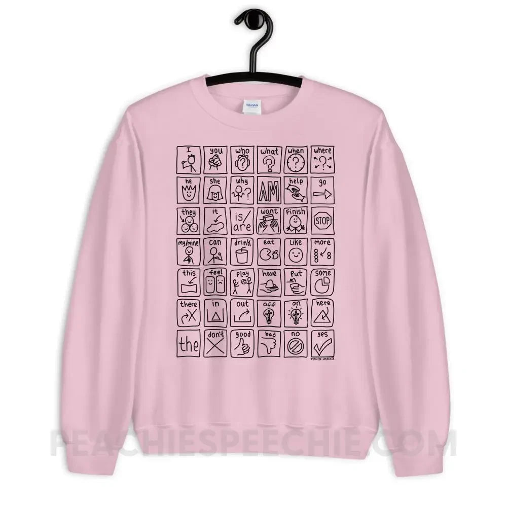 Core Board Classic Sweatshirt - Light Pink / S Hoodies & Sweatshirts peachiespeechie.com