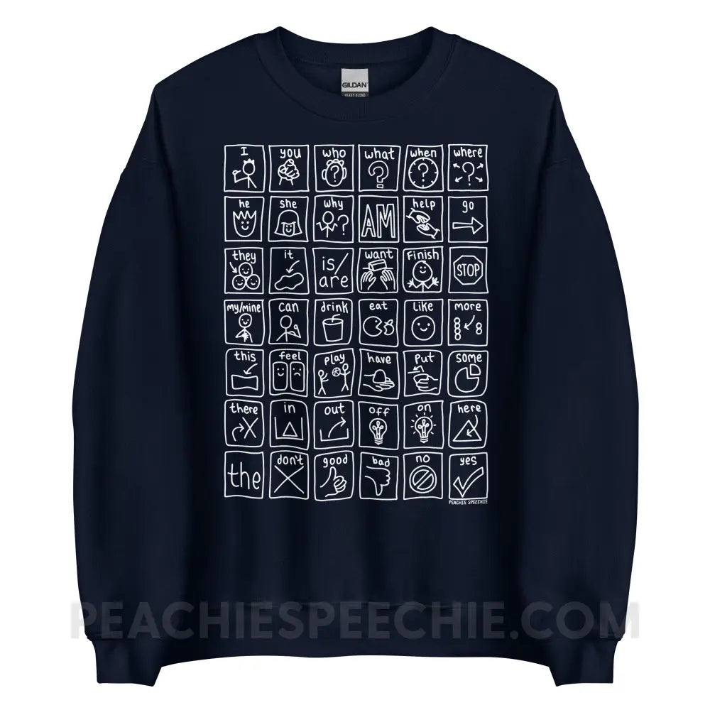 Core Board Classic Sweatshirt - Navy / S - Hoodies & Sweatshirts peachiespeechie.com