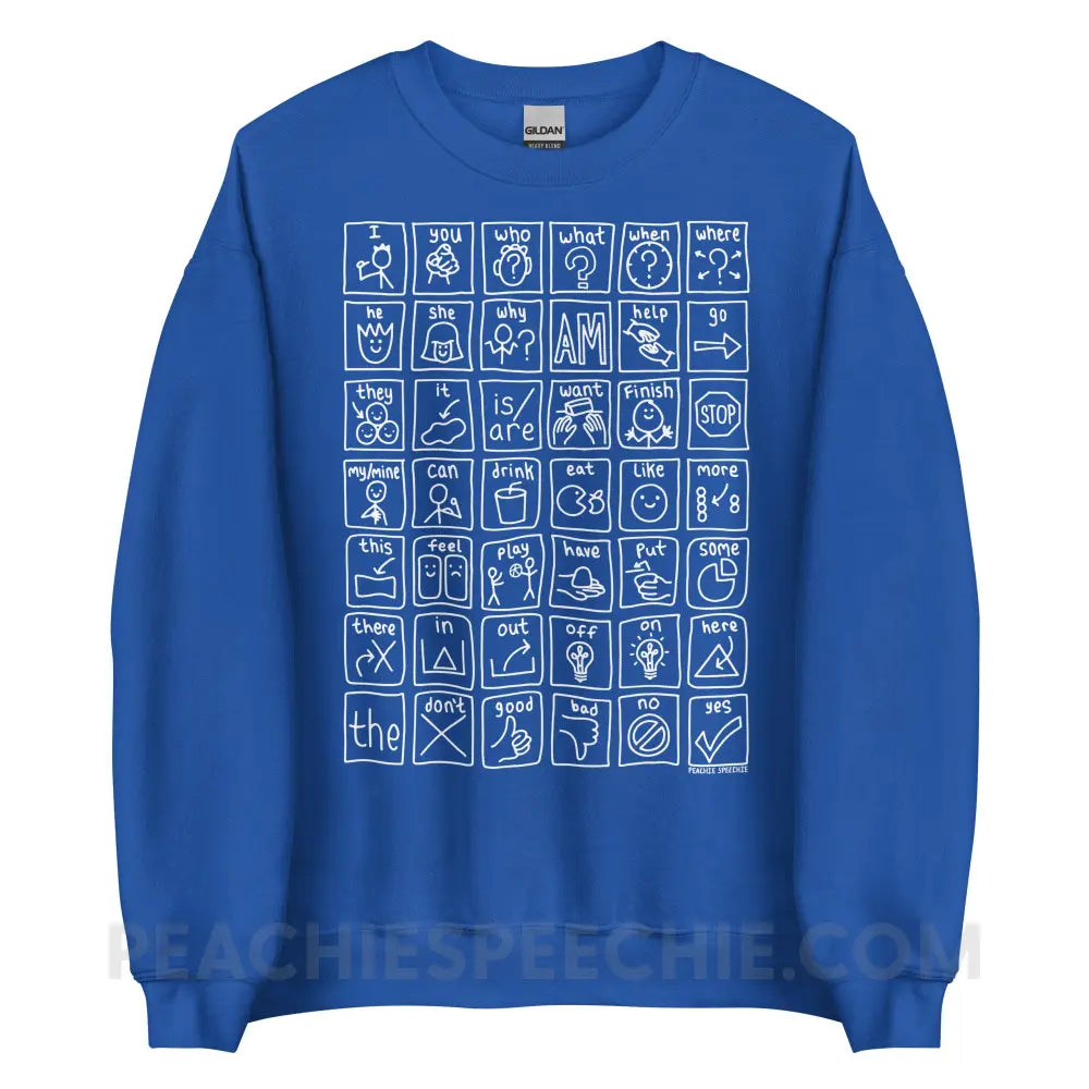 Core Board Classic Sweatshirt - Royal / S - Hoodies & Sweatshirts peachiespeechie.com