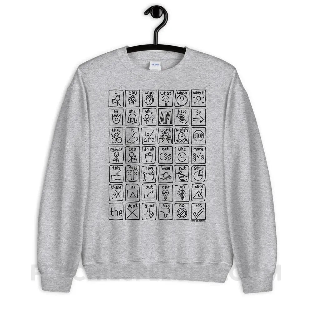 Core Board Classic Sweatshirt - Sport Grey / S - Hoodies & Sweatshirts peachiespeechie.com
