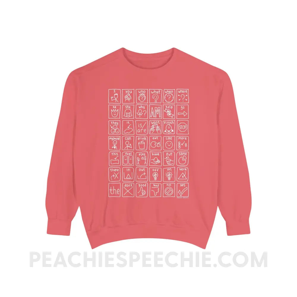 Core Board Comfort Colors Crewneck - Watermelon / S - Sweatshirt peachiespeechie.com