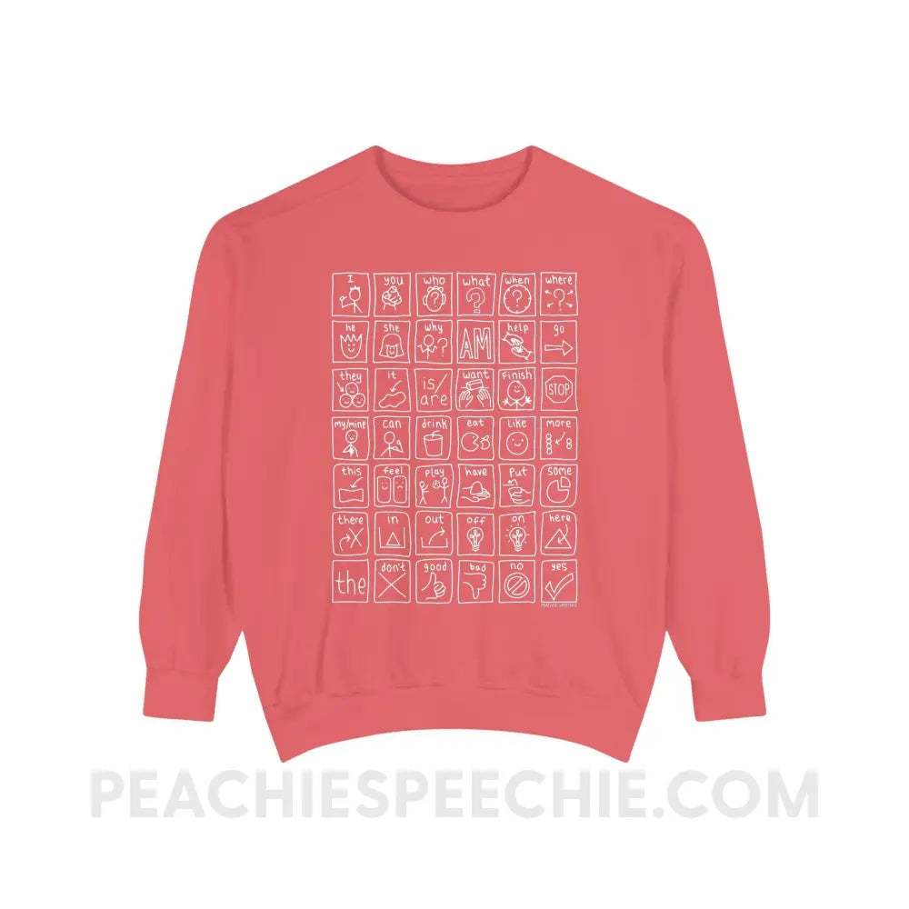 Core Board Comfort Colors Crewneck - Watermelon / S - Sweatshirt peachiespeechie.com