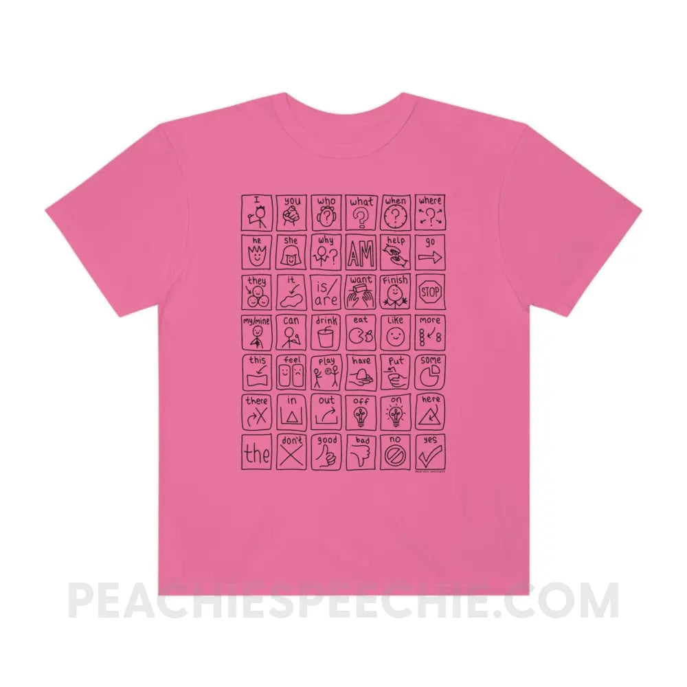 Core Board Comfort Colors Tee - Peony / S T-Shirt peachiespeechie.com