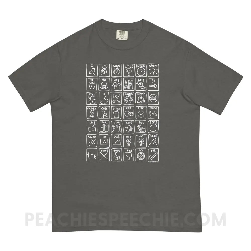 Core Board Comfort Colors Tee - Pepper / S - T-Shirt peachiespeechie.com