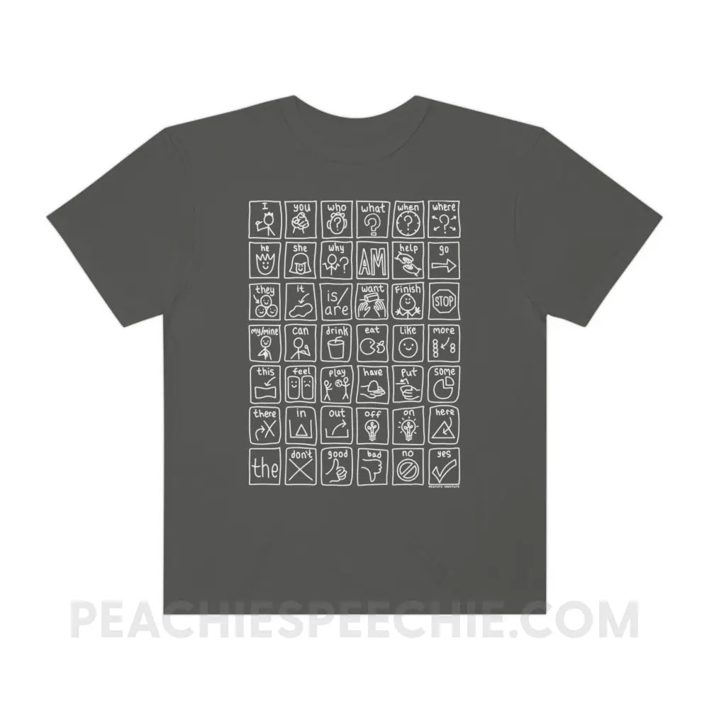 Core Board Comfort Colors Tee - Pepper / S T-Shirt peachiespeechie.com