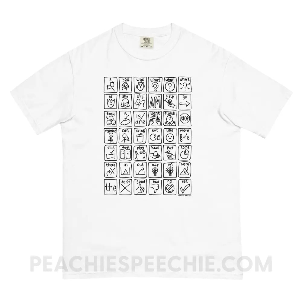 Core Board Comfort Colors Tee - White / S - T-Shirt peachiespeechie.com