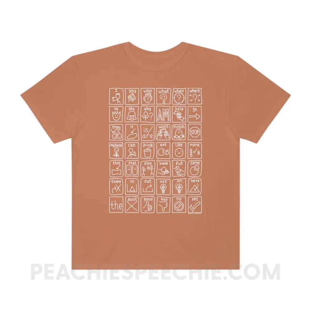 Core Board Comfort Colors Tee - Yam / S T-Shirt peachiespeechie.com