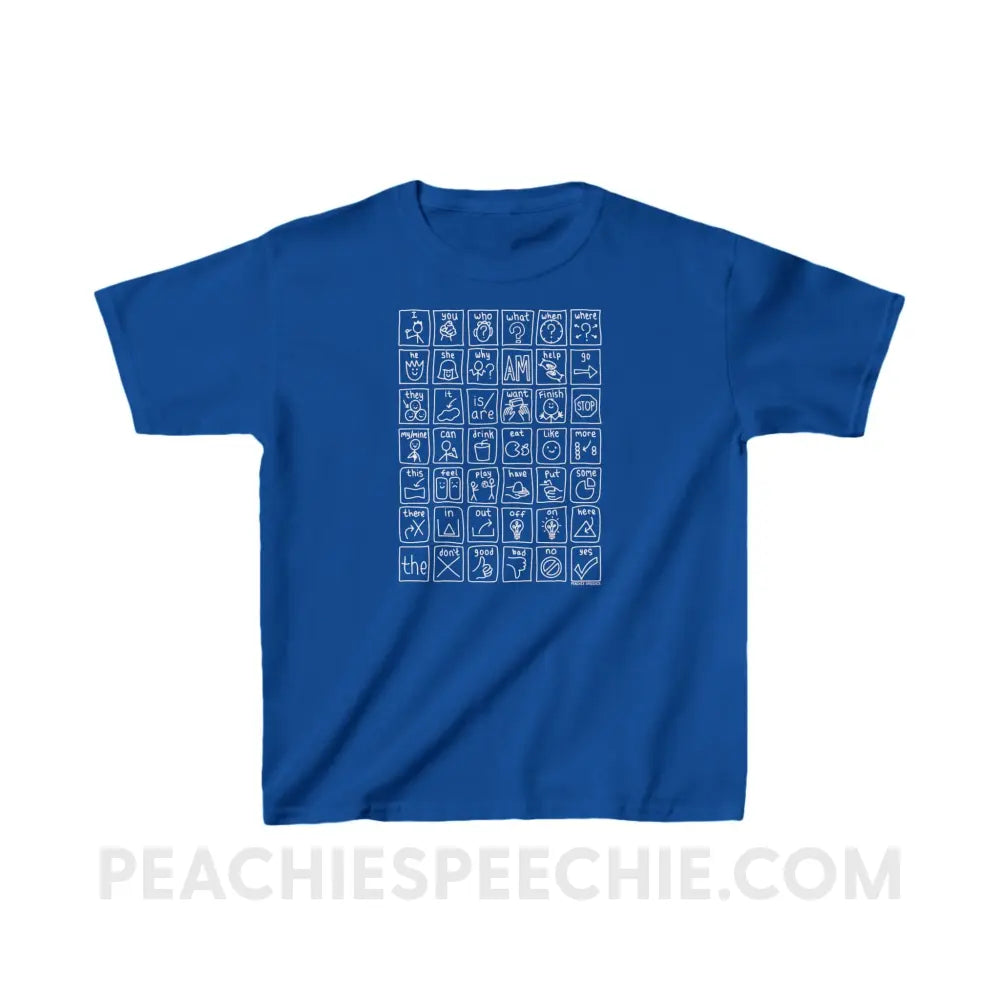 Core Board Youth Shirt - Royal / XS - Kids clothes peachiespeechie.com