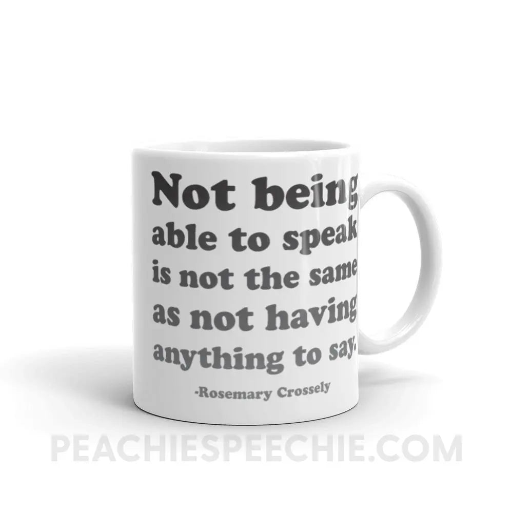 Crossely Quote Coffee Mug - 11oz - Mugs peachiespeechie.com