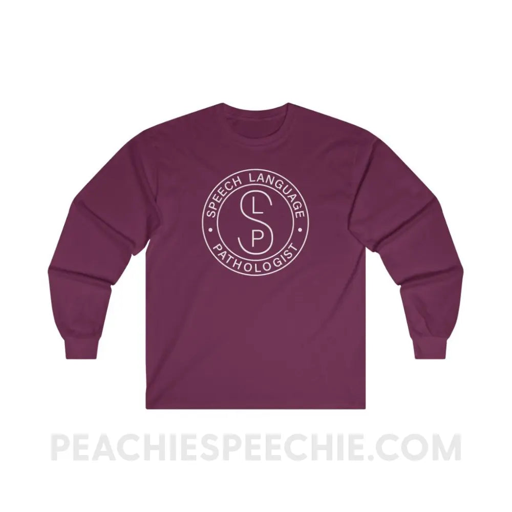 Custom for Lane Long Sleeve Tee - Maroon / S - custom product peachiespeechie.com