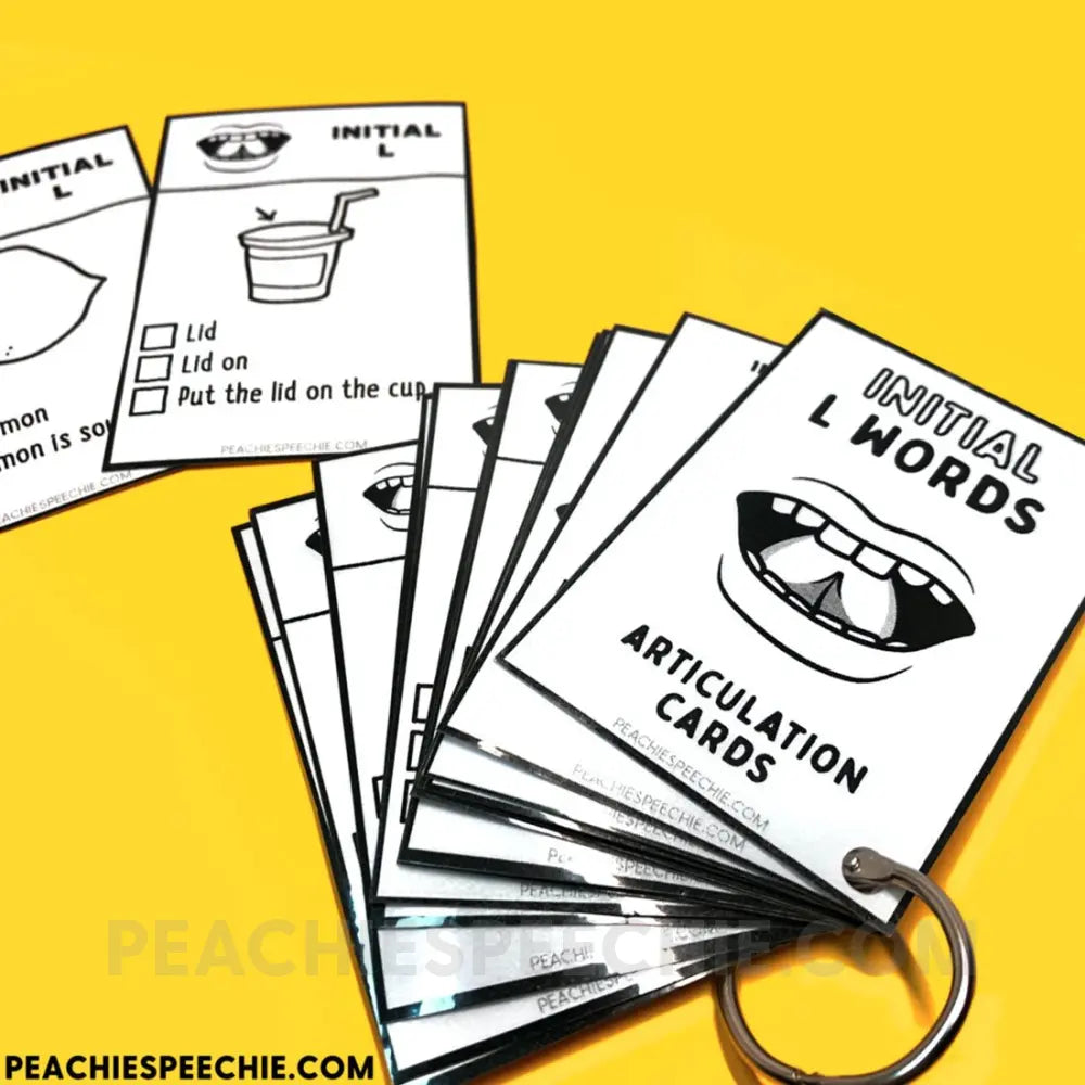 Drills for Skills & Articulation Flashcards Speech Therapy BUNDLE by Peachie Speechie - Materials peachiespeechie.com