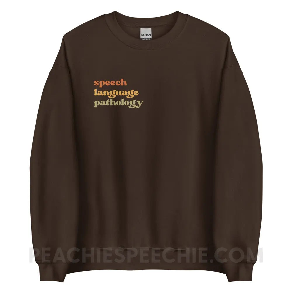 Earthy SLP Classic Sweatshirt - Dark Chocolate / S - peachiespeechie.com