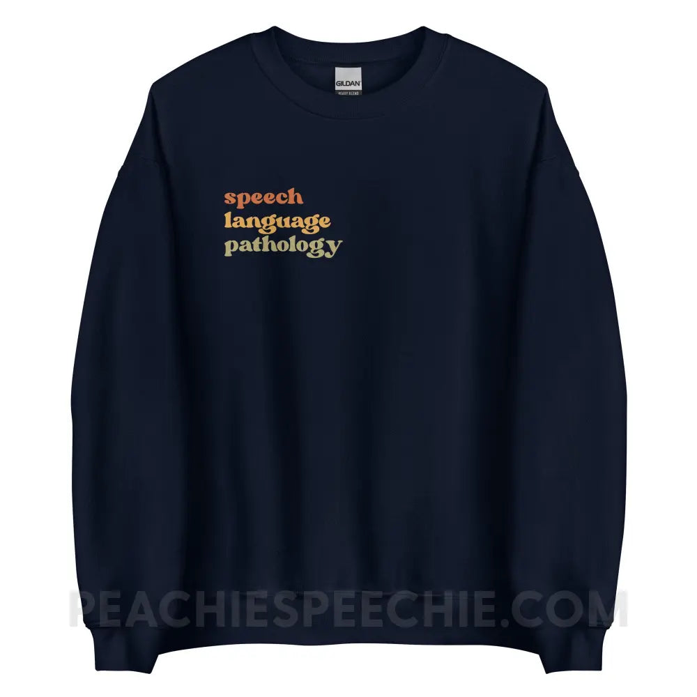 Earthy SLP Classic Sweatshirt - Navy / S - peachiespeechie.com