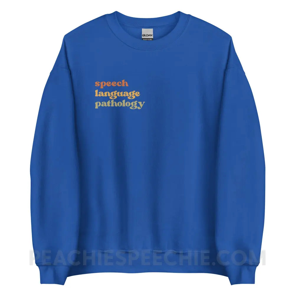 Earthy SLP Classic Sweatshirt - Royal / S - peachiespeechie.com