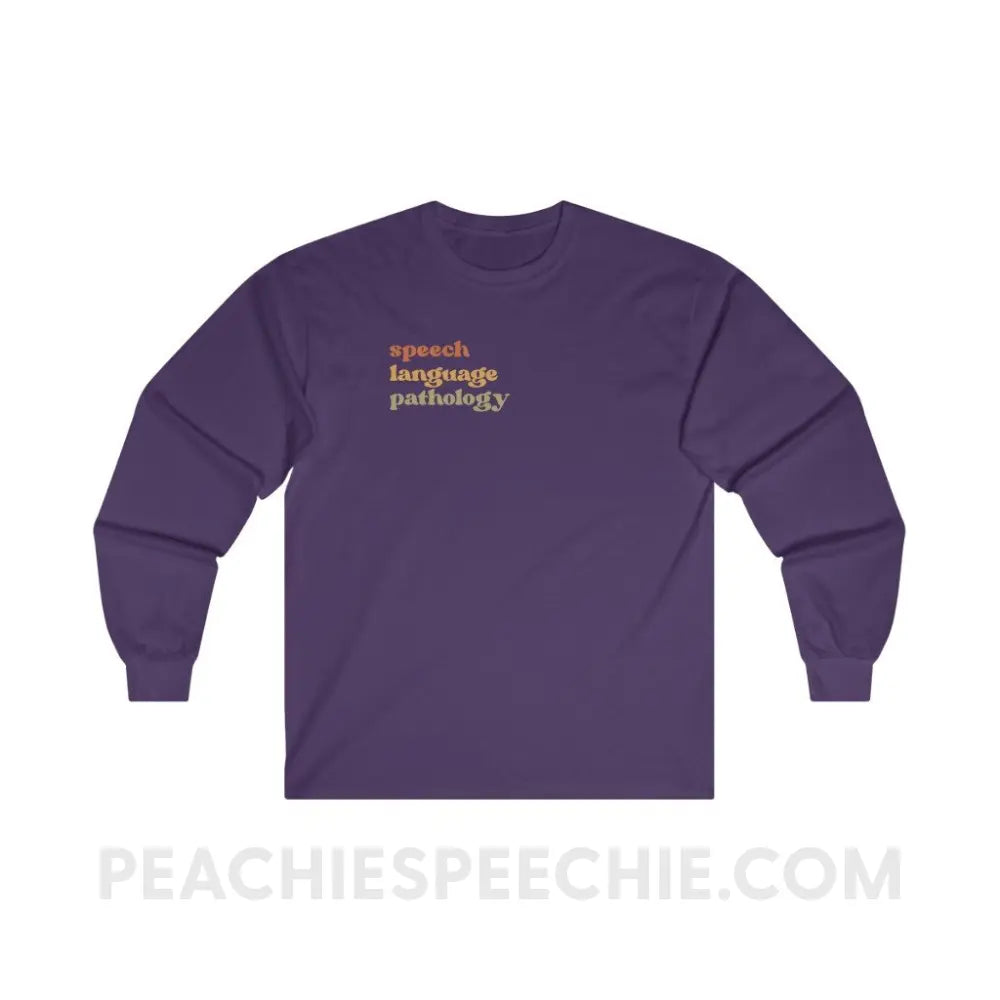 Earthy SLP Long Sleeve Tee - Purple / S - Long-sleeve peachiespeechie.com