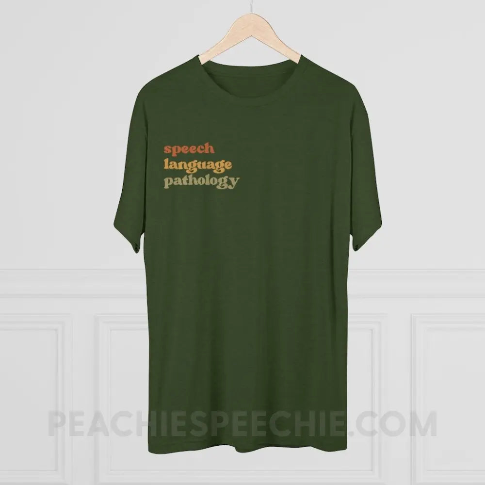 Earthy SLP Vintage Tri-Blend - T-Shirt peachiespeechie.com
