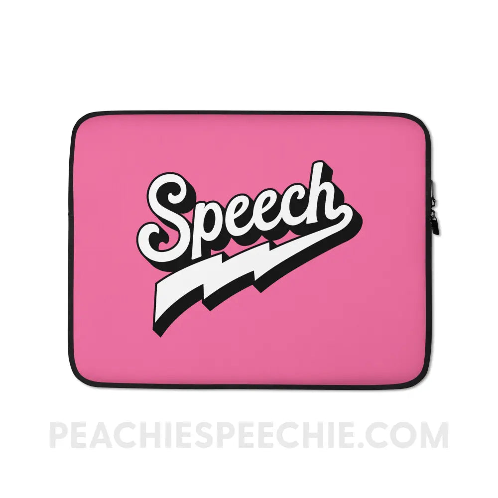 Electrifying Speech Laptop Sleeve - 13″ - peachiespeechie.com