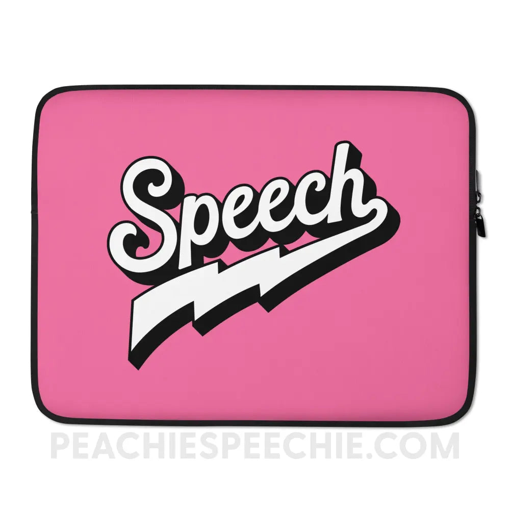 Electrifying Speech Laptop Sleeve - 15″ - peachiespeechie.com