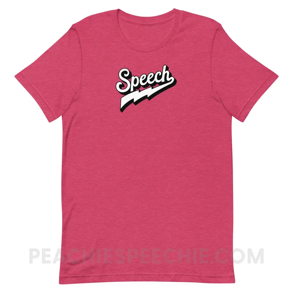 Electrifying Speech Premium Soft Tee - peachiespeechie.com