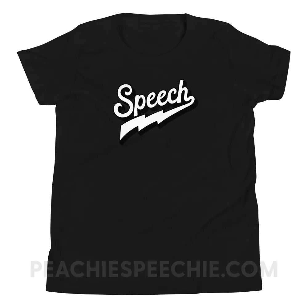 Electrifying Speech Premium Youth Tee - Black / S - peachiespeechie.com