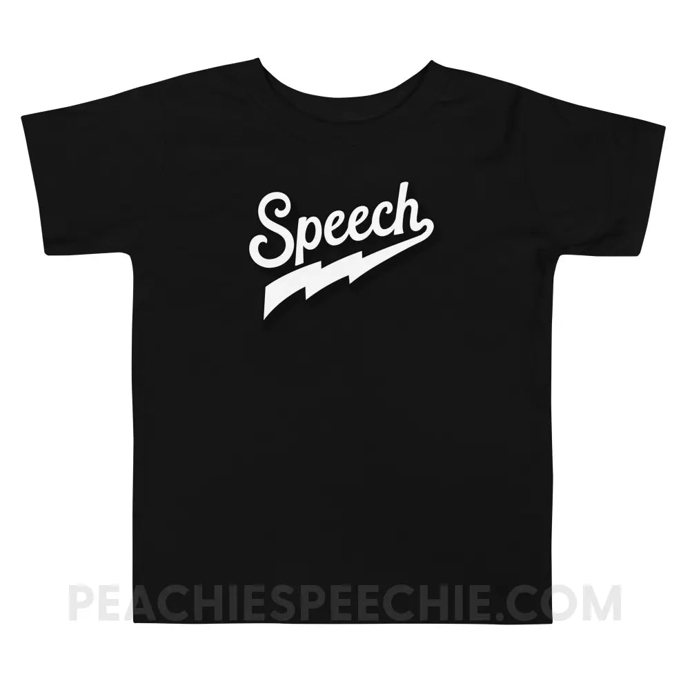 Electrifying Speech Toddler Shirt - Black / 2T - peachiespeechie.com