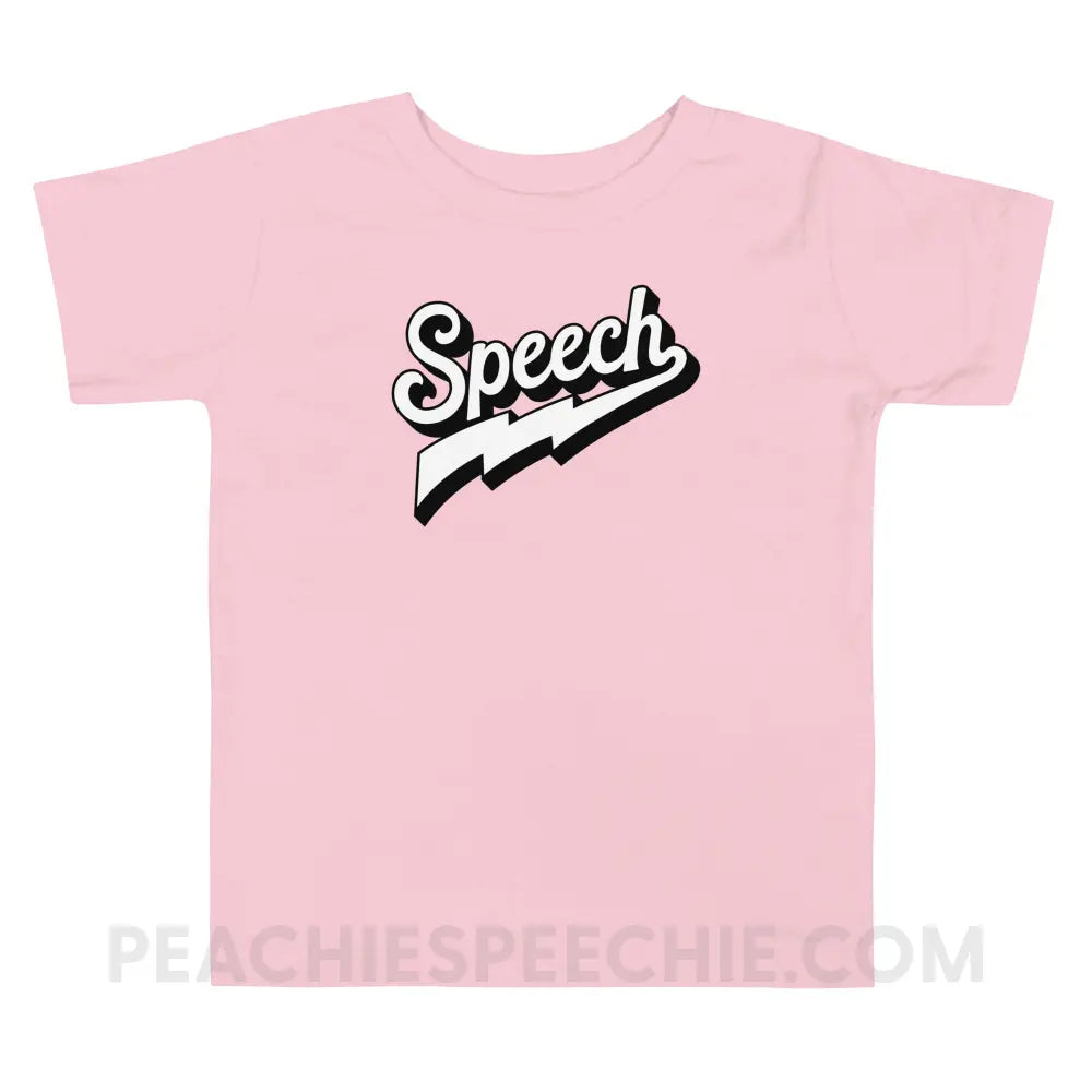 Electrifying Speech Toddler Shirt - Pink / 2T - peachiespeechie.com