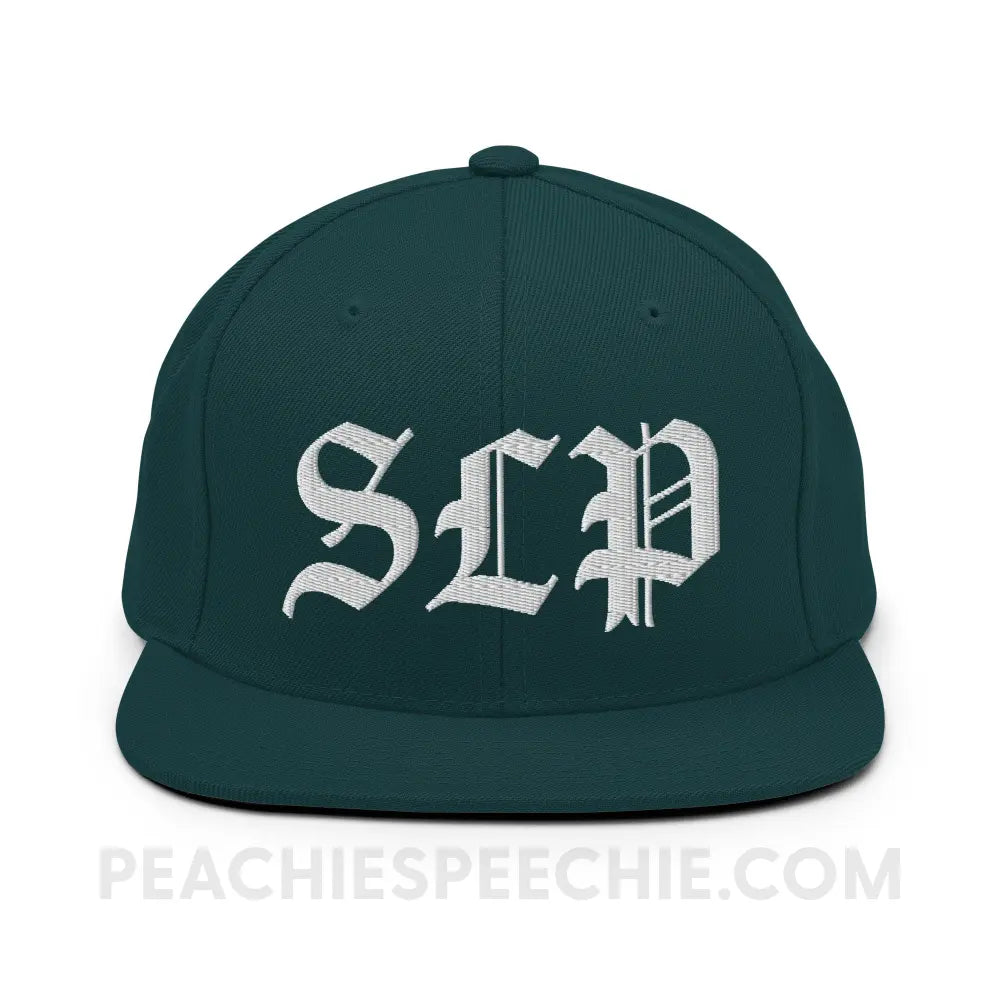 Old English SLP Wool Blend Ball Cap - Spruce - peachiespeechie.com