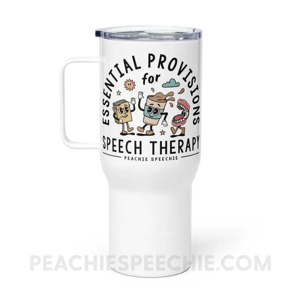 Essential Provisions for Speech Therapy Travel Mug - 25 oz - peachiespeechie.com