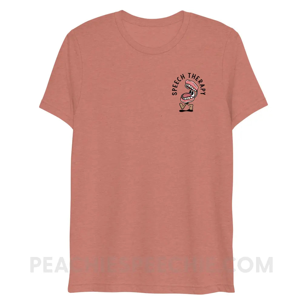 Essential Provisions for Speech Therapy Tri-Blend Tee - peachiespeechie.com