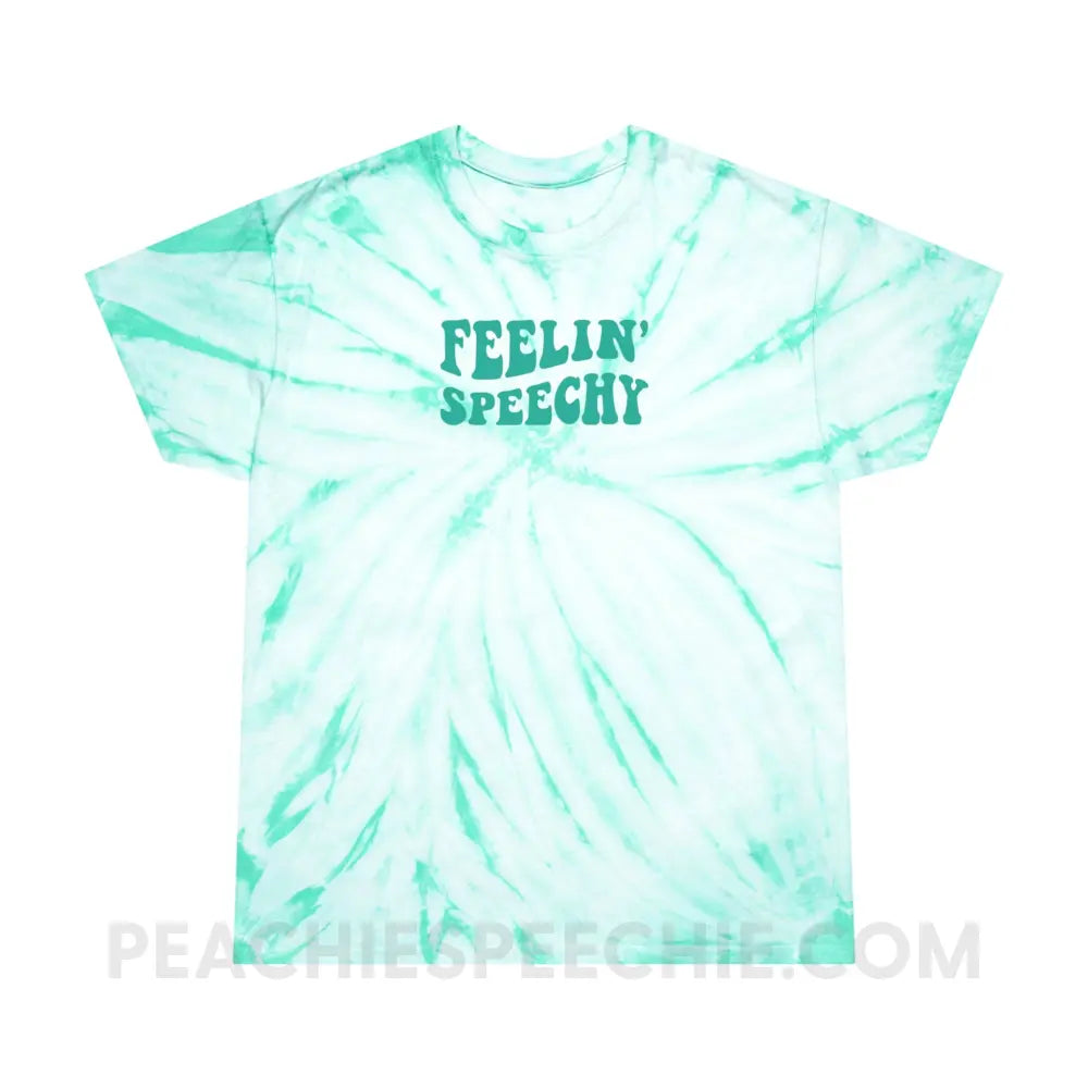 Feelin’ Speechy Tie-Dye Tee - Mint / S - T-Shirt peachiespeechie.com