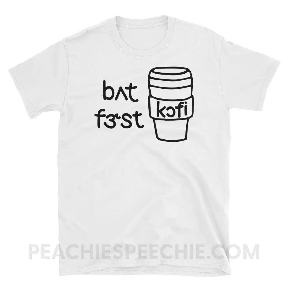 But First Coffee IPA Classic Tee - White / S - T-Shirts & Tops peachiespeechie.com