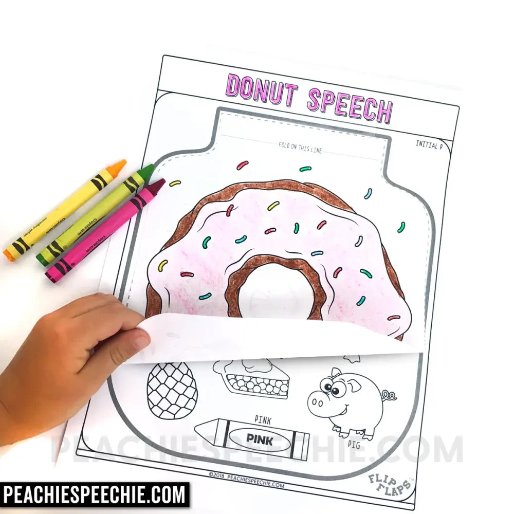 Flip Flaps™ Speech and Language Craft Bundle - Materials peachiespeechie.com