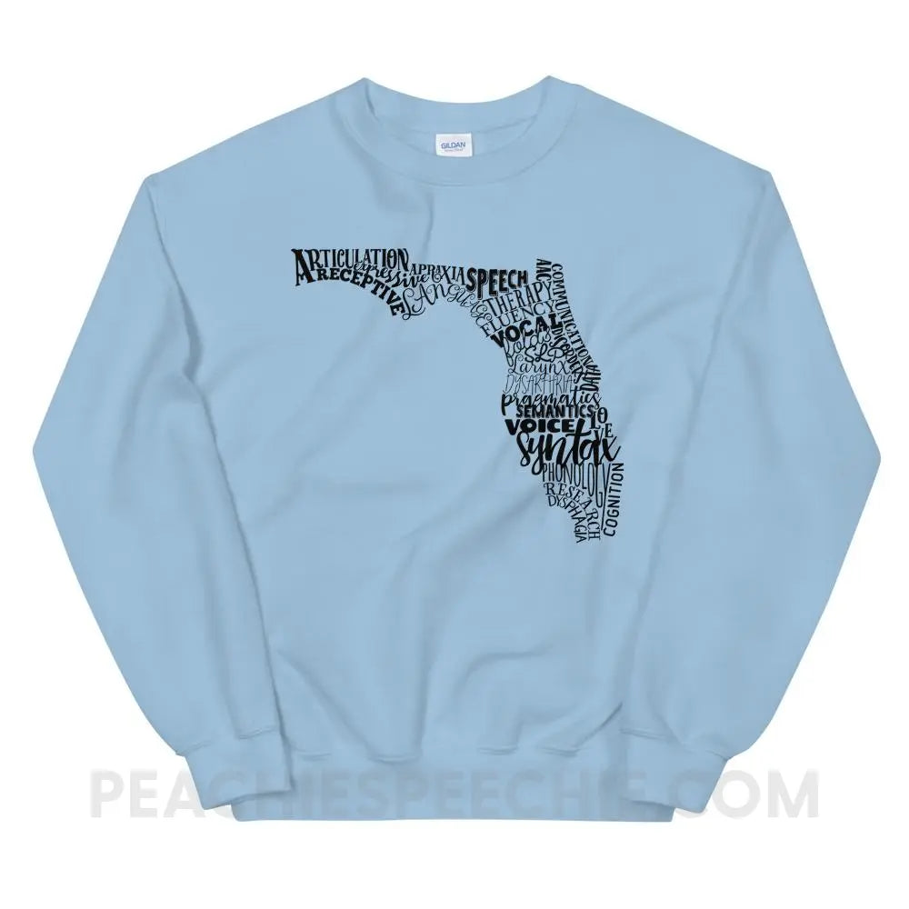 Florida SLP Classic Sweatshirt - Light Blue / S Hoodies & Sweatshirts peachiespeechie.com