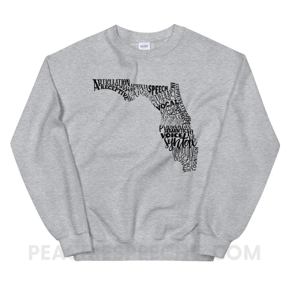Florida SLP Classic Sweatshirt - Sport Grey / S Hoodies & Sweatshirts peachiespeechie.com