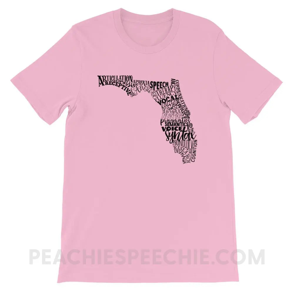 Florida SLP Premium Soft Tee - Lilac / S - T-Shirts & Tops peachiespeechie.com