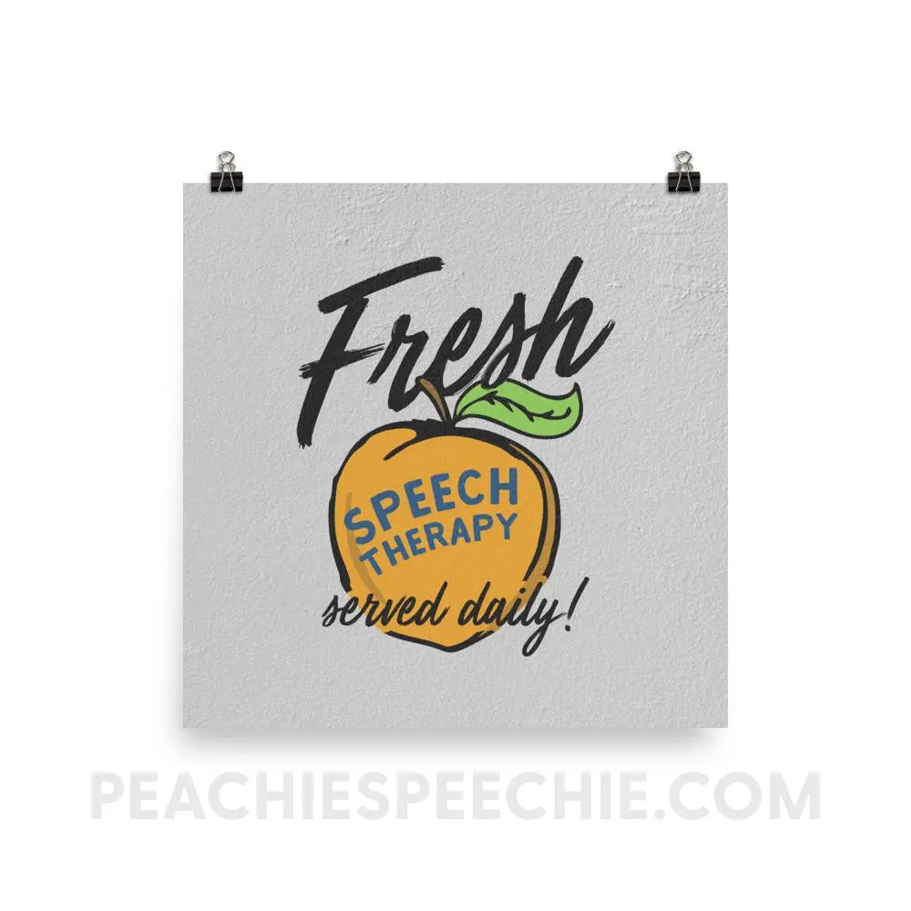 Fresh Speech Poster - 10×10 - Posters peachiespeechie.com