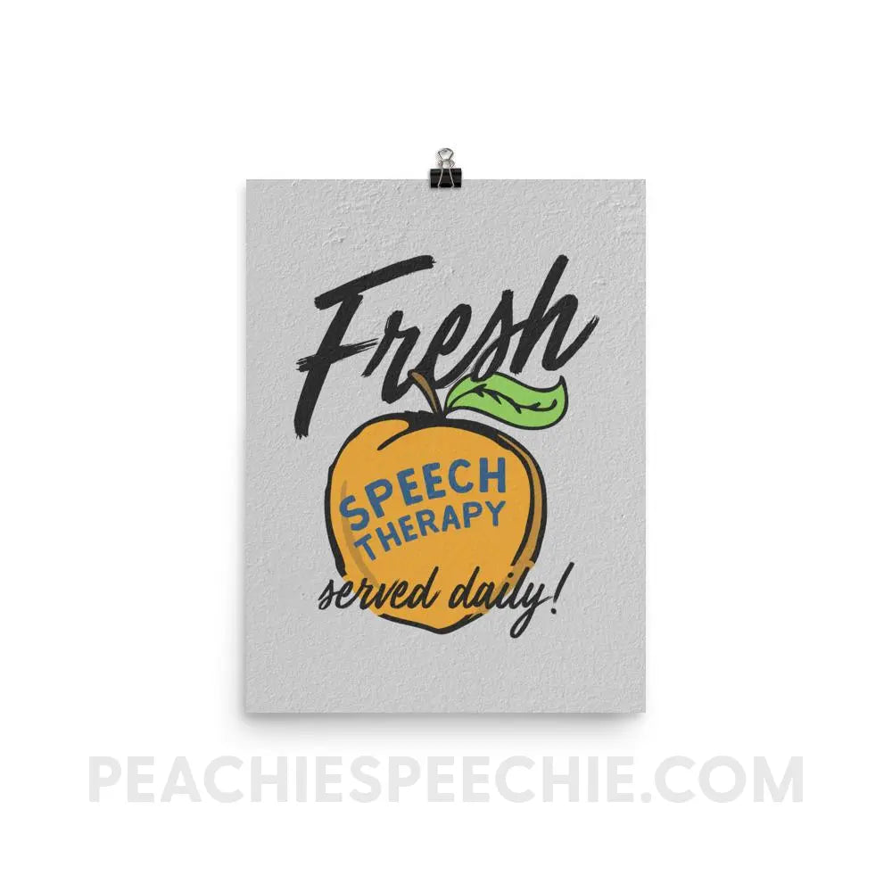 Fresh Speech Poster - 12×16 - Posters peachiespeechie.com