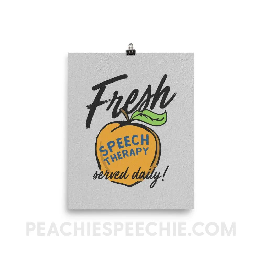Fresh Speech Poster - 8×10 - Posters peachiespeechie.com