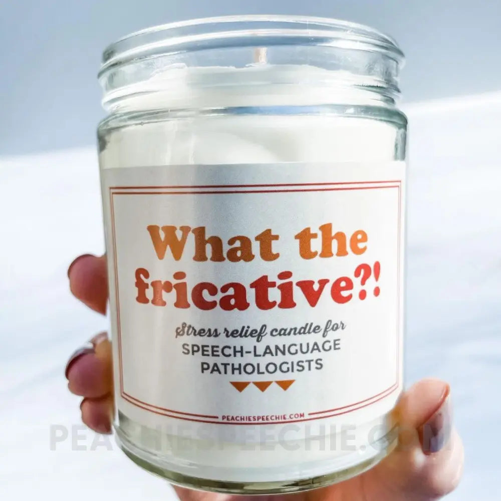 What The Fricative?! Candle - Home Decor peachiespeechie.com